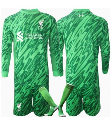 Liverpool Goalkeeper Replica Away Stadium Kit for Kids 2024-25 Long Sleeve (+ pants)